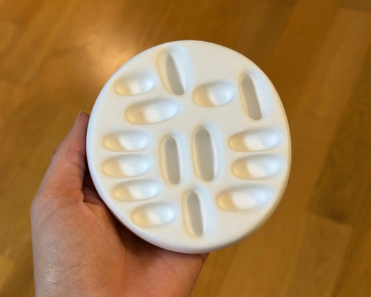 Porta anillos redondo