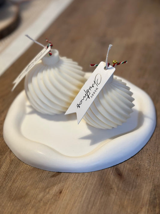 Portavelas abstracto