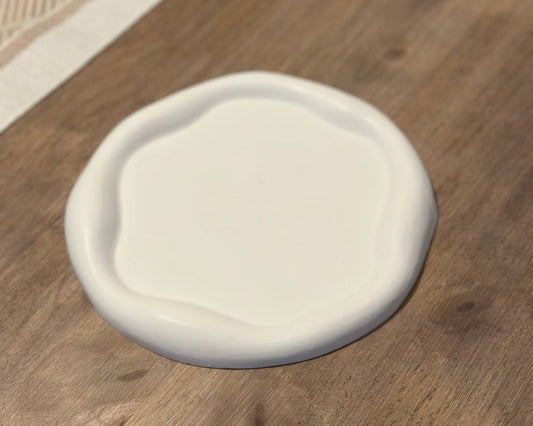 Portavelas abstracto