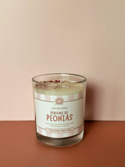 Vela Perfume de Peonías