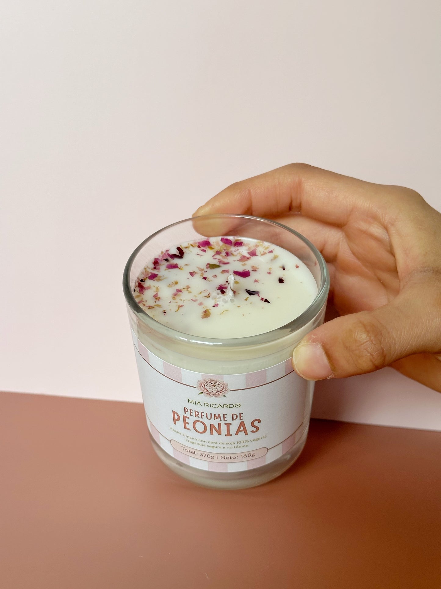 Vela Perfume de Peonías