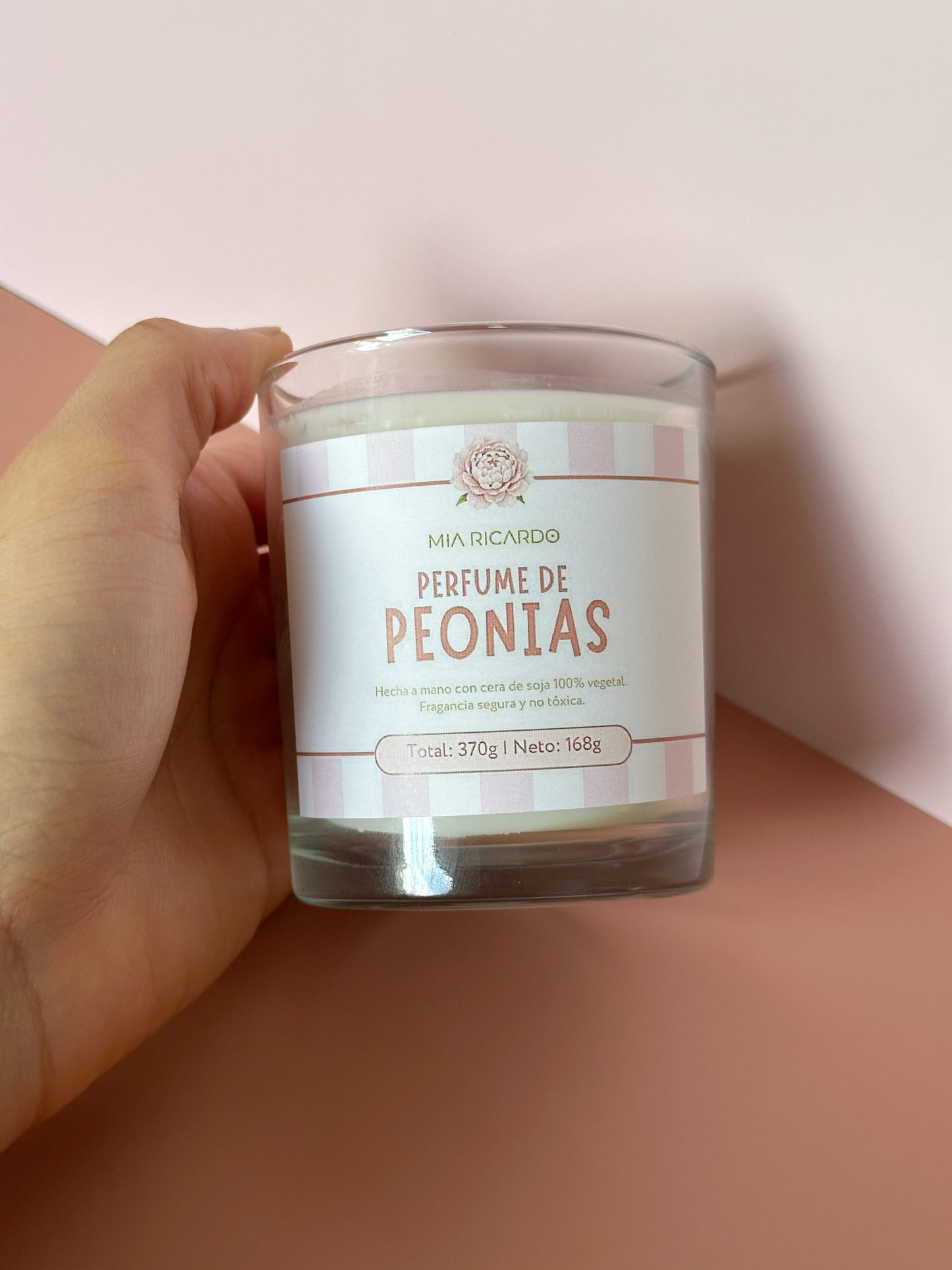 Vela Perfume de Peonías