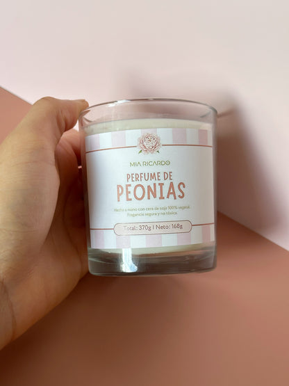 Vela Perfume de Peonías