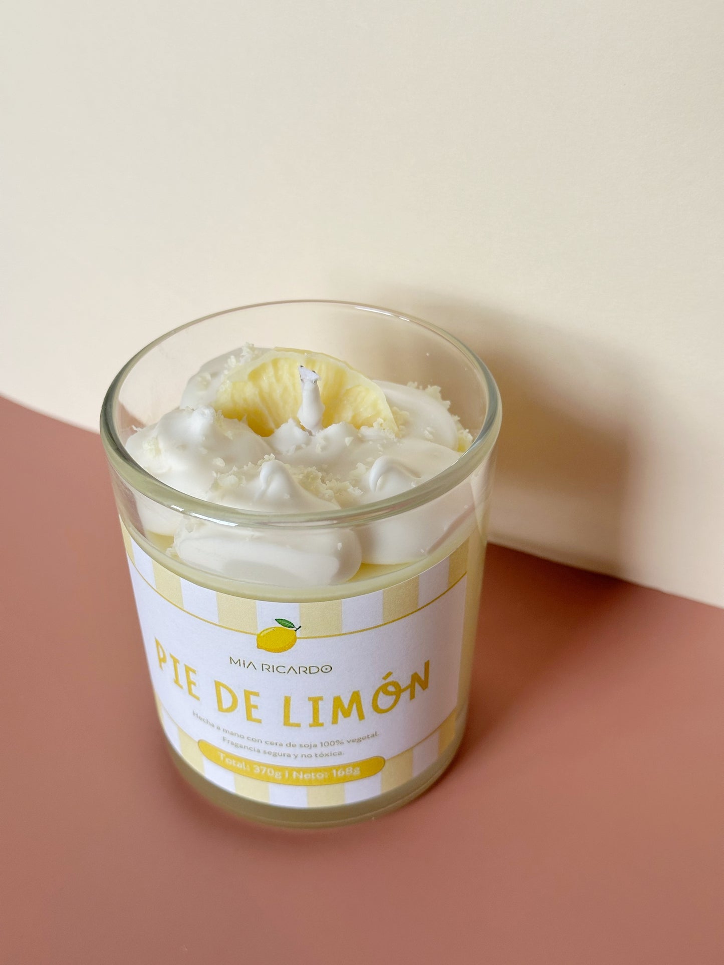 Vela Pie de limón