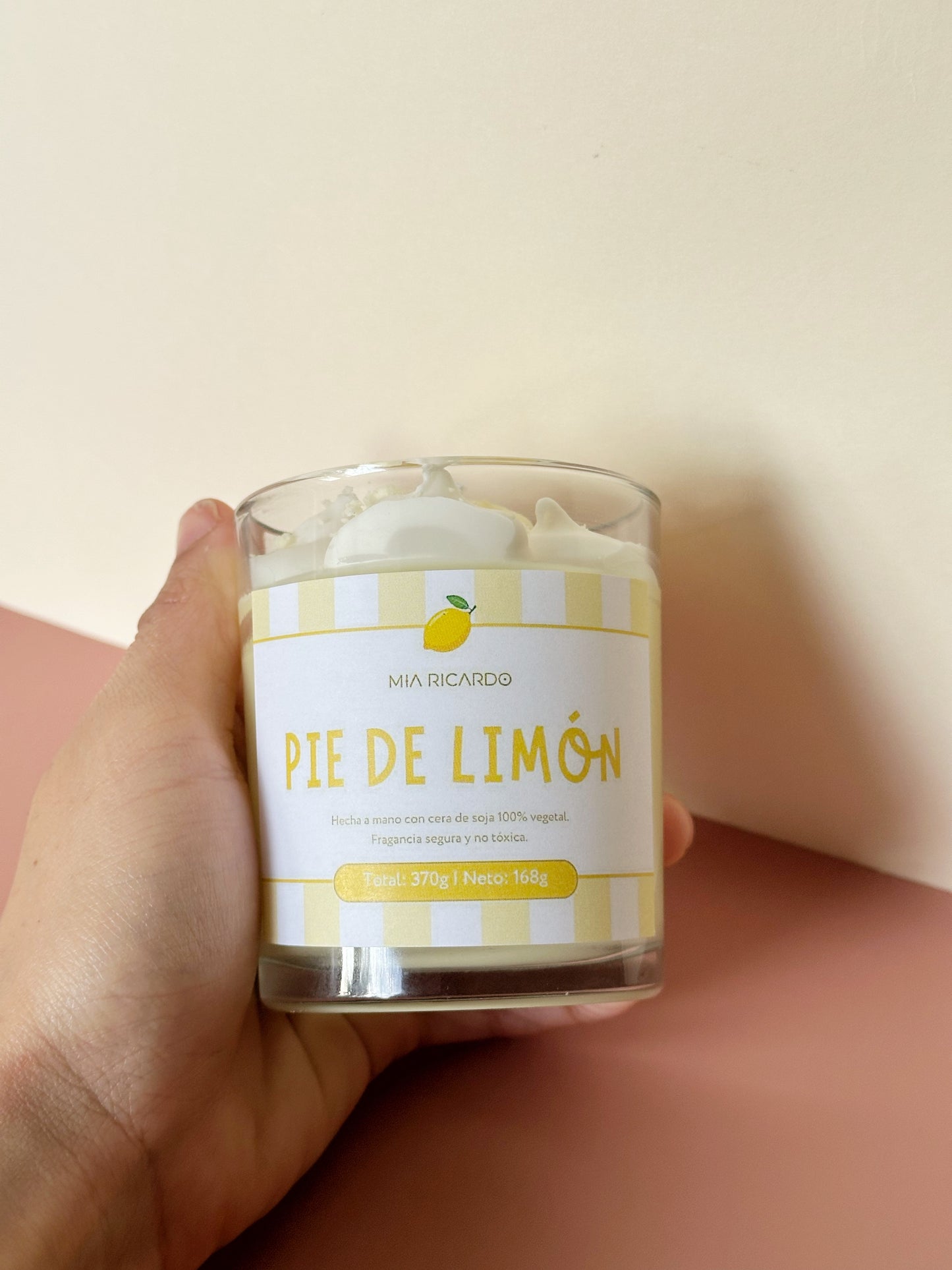 Vela Pie de limón